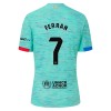 Officiële Voetbalshirt + Korte Broek FC Barcelona Ferran 7 Derde 2023-24 - Kids